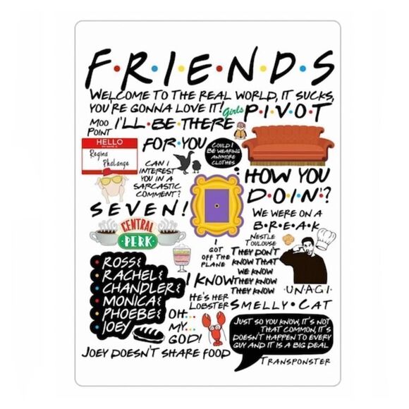 F.R.I.E.N.D.S. Show Magnet - Picture 1 of 4